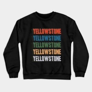 Yellowstone National Park Apparel Crewneck Sweatshirt